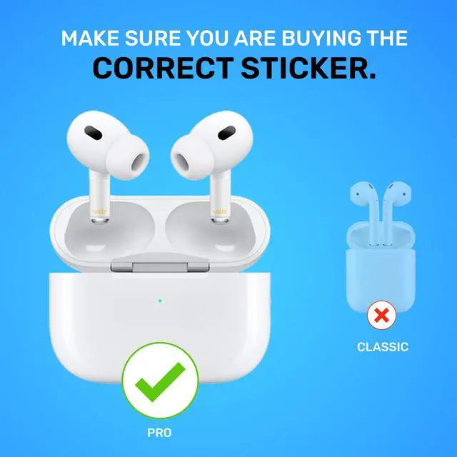 Alt view image 6 of 6 - EMF Shield Sticker for AirPods 2nd/3rd/4th Gen, 1-Pack | FCC Lab-Tested, USA Patented, Short Stem Airpods, 5G Wireless Devices
