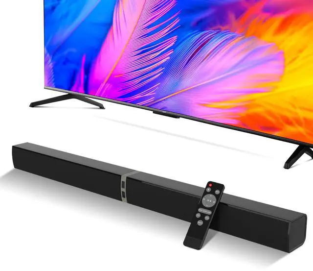 Main image of Sound Bar for Smart TV,80W Bluetooth Soundbar 2-in-1 Detachable TV Speaker with Bluetooth 5.0/ARC/Optical/AUX, Home Theater Surround Sound System for TVs