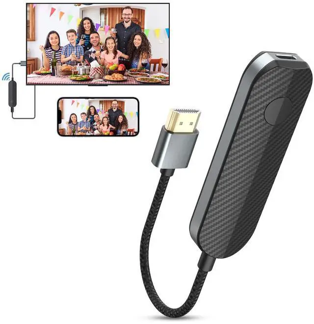 Main image of Wireless HDMI Adapter for iPhone iPad (iOS Only, Not for Android), AirPlay Screen Mirroring to TV Monitor Projector, Plug & Play iShare iOS Display Dongle, Support YouTube Tiktok, HD 1080P
