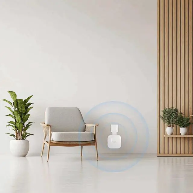 Alt view image 2 of 4 - Outlet Wall Mount Compatible with eero 7, 3 Pack | No Drill, Hidden Cable Management, Neat Setup, Saves Space, Compatible with eero 7 Dual-Band Mesh Wi-Fi 7 Router