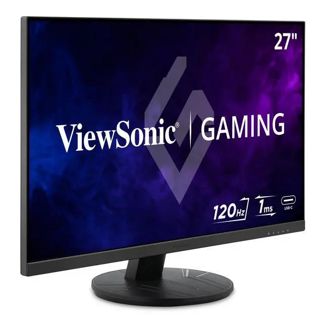 Main image of VX2716A 27 Inch 1080p Gaming Monitor, IPS Display with 120Hz and 1ms for Smooth Home Entertainment, DisplayPort, USB-C, and HDMI Inputs