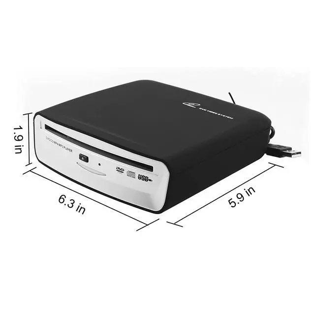 Alt view image 5 of 6 - USB External Car Universal CD Player USB Connection Portable CD Player for Car Android Navigation/TV/MacBook pro/Laptops Desktops with Plug and Play