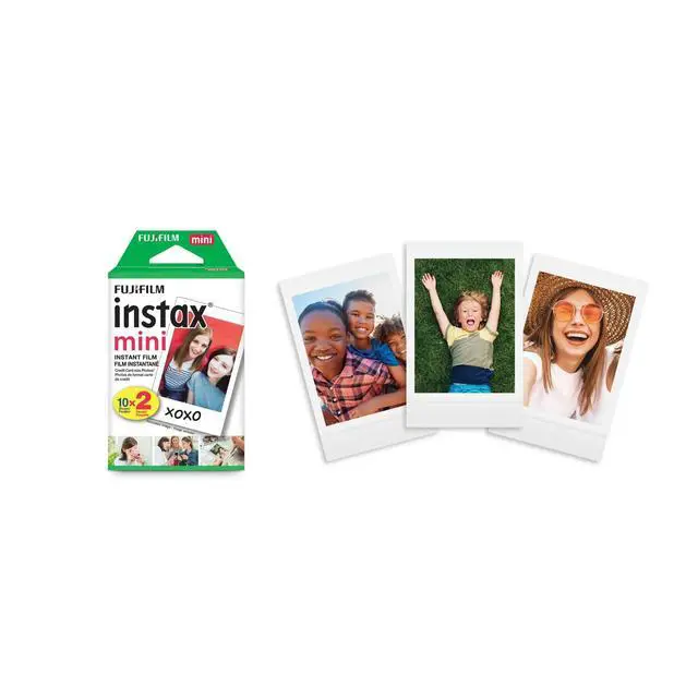 Alt view image 4 of 5 - Mini Instant Film (White) for Mini 8,9,11,12,50s, 25, 7s, 90, 300 Cameras, Instax Mini Link's W/Microfiber Cloth by Megen (40 Prints)