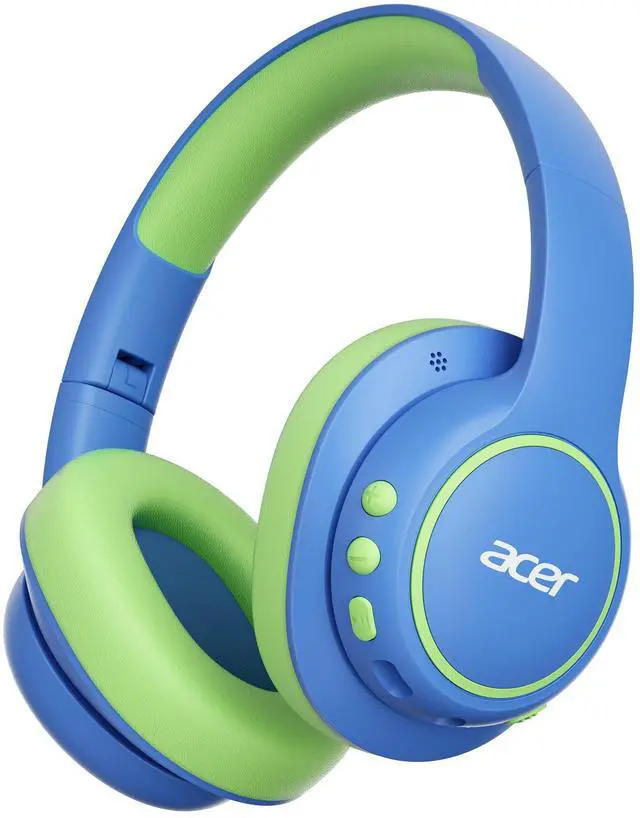 Main image of OHR702 Kids Bluetooth Headphones for School with Built-in Mic,Over-Ear | 75H Playtime, Bluetooth 6.0, 3.5mm Jack Aux Cord, 85dBA Safe Volume, USB-C Fast Charging, for iPad/Travel/Tablet- Blue Green