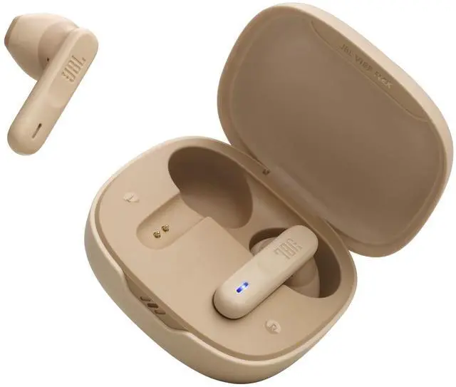 Alt view image 6 of 6 - Vibe Flex True Wireless Earbuds Bluetooth Earphones with Deep Bass Sound, IP54 Water & Dust Resistant, Long Battery Life, Voice Assistant Compatible, Open-Ear Design (Beige)
