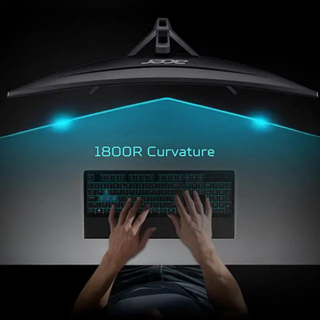 Alt view image 6 of 6 - Nitro 29.5 UWFHD 2560 x 1080 1800R Curved Gaming Monitor | AMD FreeSync Premium | Up to 200Hz Refresh Rate | 1ms (VRB) | sRGB 100% | 1 x Display Port 1.4 & 2 x HDMI 2.0 Ports | ED300C X1bmiippx