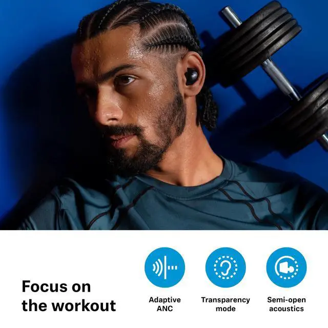 Alt view image 3 of 6 - Momentum Sport, Active Tuning, ANC, 24hr Battery, Olive