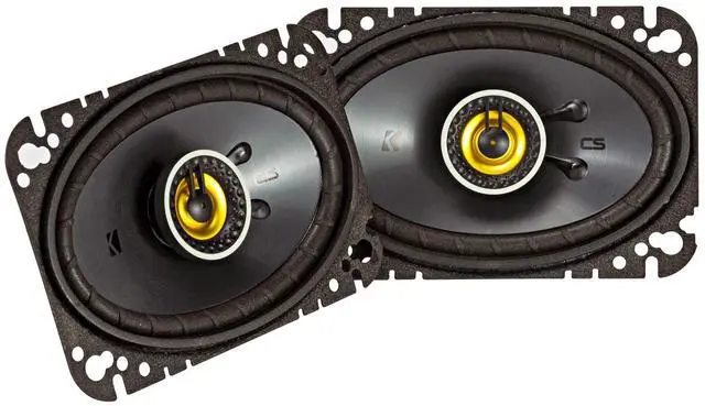 Main image of 46CSC464 CS-Series CSC46 4x6-Inch (100x160mm) Coaxial Speakers, 4-Ohm (Pair) | 4x6 inch dash replacement, smooth full-range sound for trucks and sedans, quick drop-in install, factory audio upgrade