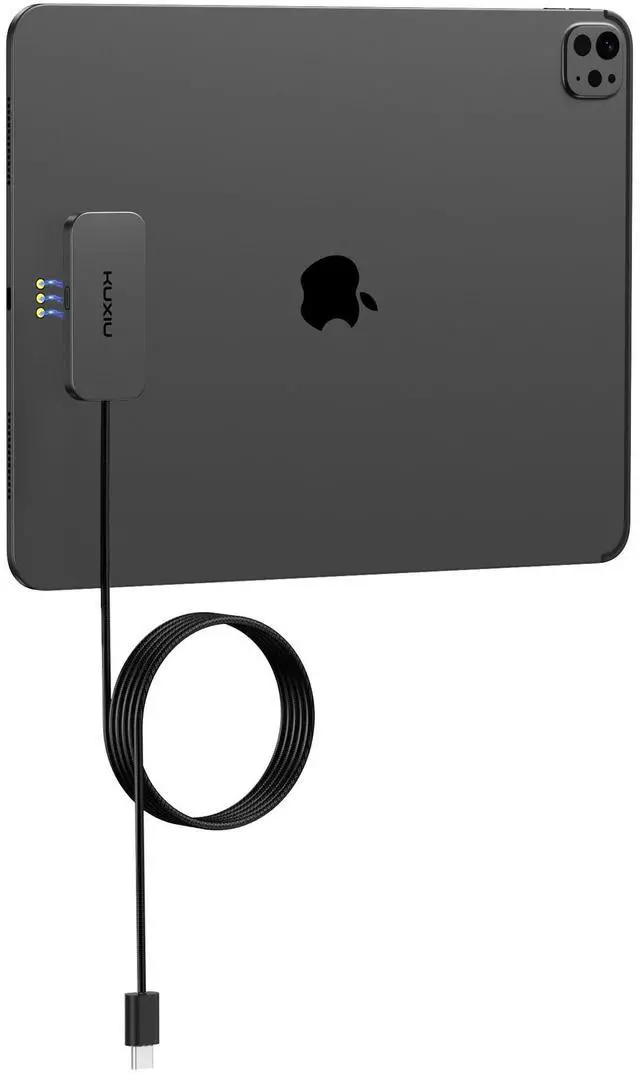 Main image of Magnetic Wireless Charger for iPad Pro 11 (1st/2nd/3rd/4th) & iPad Air 11 (M2/M3) & iPad Air 10.9 (4th/5th), 18W Fast Charging Smart Connector Charger Pad with 6.56ft USB-C Cable (Adapter Not)