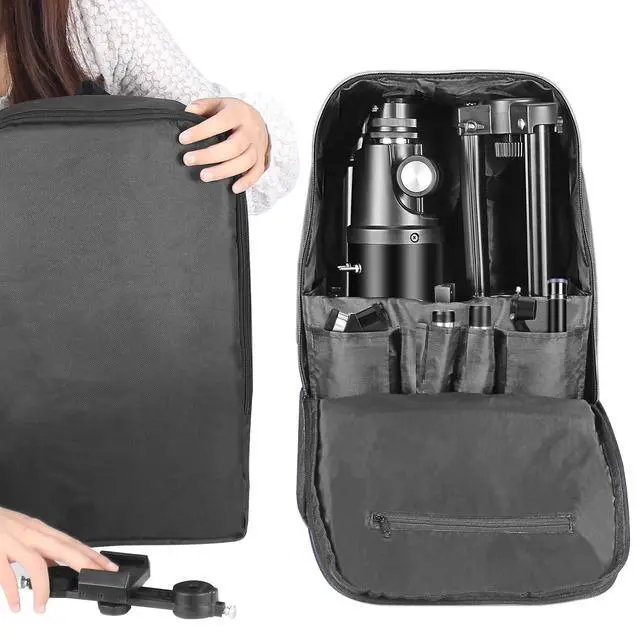 Alt view image 6 of 6 - Telescopes for Adults Astronomy, 80mm Aperture 600mm Refractor Telescope for Kids & Beginners, Compact and Portable Travel Telescopio with Backpack