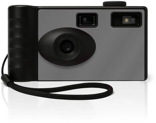 Main image of Screen Free Digital Camera | Four Built in Filters | Rechargeable, 8mp, Lightweight, Focus-Free, Auto-Flash, Easy-to-Use, Reusable, Retro Film-Style Photos (Gray)