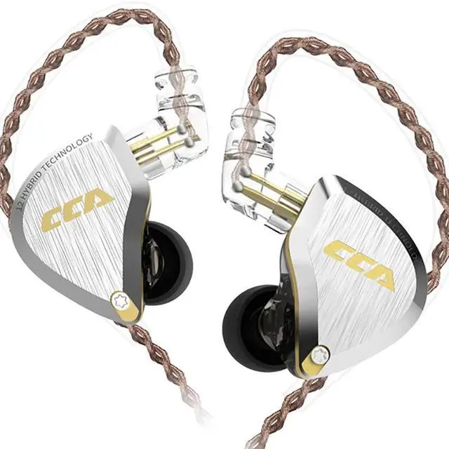 Main image of C12 in Ear Monitor Headphones 5BA 1DD Hybrid HiFi IEM Earphones Noise Isolating Stereo Wired Earbuds for Musicians Audiophile Singers DJ