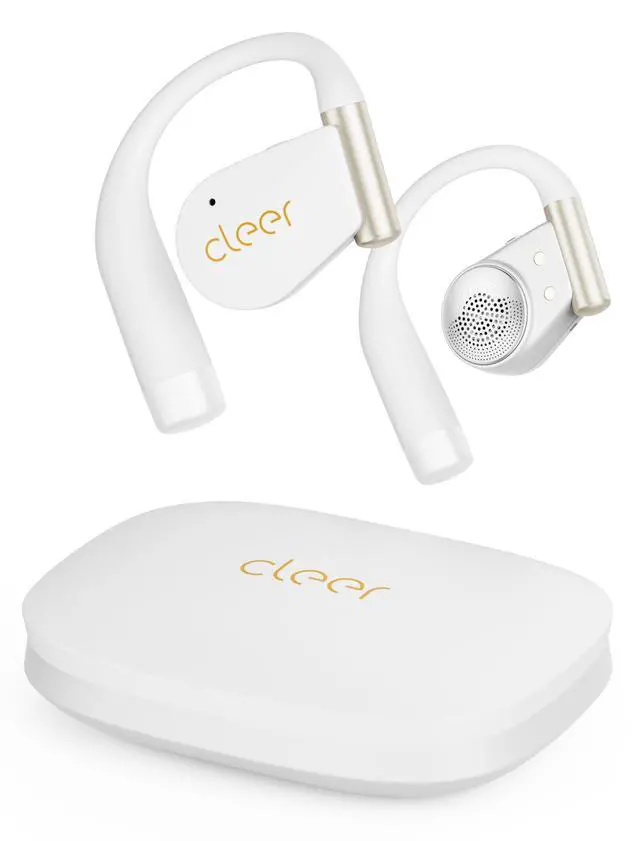 Main image of ARC 4 Plus Open Ear Earbuds with Dolby Audio,White | True wireless Bluetooth with head tracking, IPX7 waterproof earhook,34H playtime, custom EQ,for sports, running & workout