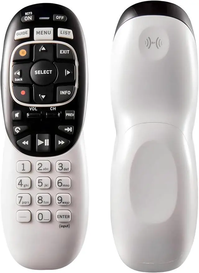 Alt view image 2 of 6 - Buck AT&T DirecTV RC73 IR/RF Universal Wireless Genie Remote DirecTV Remote Control Replacement for HR20, HR21, HR34, HR44, HR54 DVR Satellite Dish Receivers & Streaming Devices