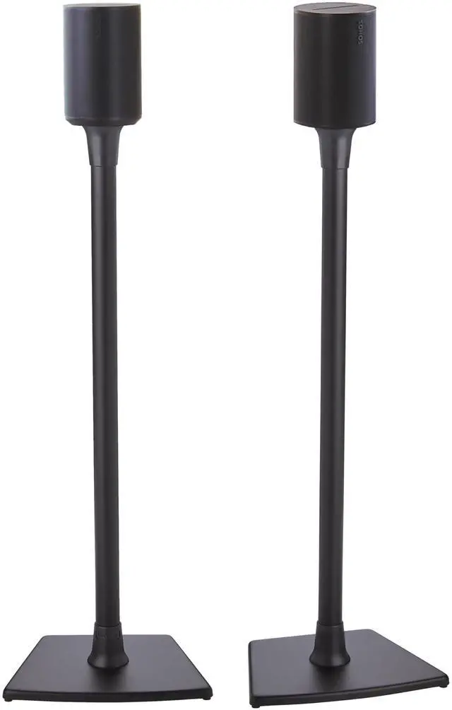 Main image of Wireless Speaker Stand for Sonos Era 100 - Pair (Black) |, Perfect Stand Setup for Easy and Secure Mounting of New Sonos Era 100 Speakers - OSSE12-B2