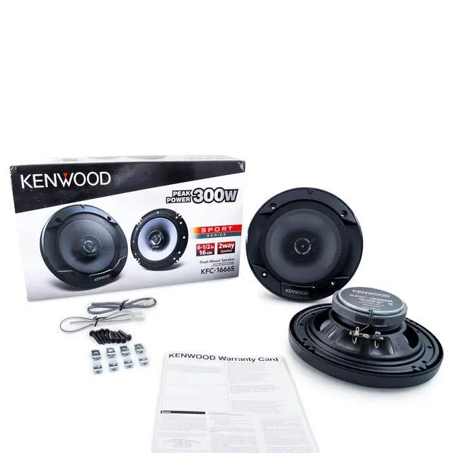 Alt view image 2 of 5 - KFC-1666S Car Stereo Speaker 6-1/2" 2-Way Speakers with Powerful Sound and Easy Installation - Elevate Your Car Audio