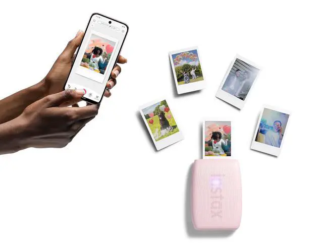 Alt view image 5 of 6 - Instax Mini Link 3 Google Pixel Special Edition Smartphone Printer - Pink