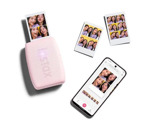 Alt view image 6 of 6 - Instax Mini Link 3 Google Pixel Special Edition Smartphone Printer - Pink
