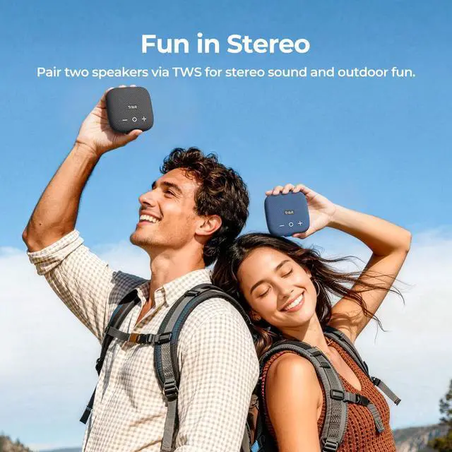Alt view image 4 of 6 - StormBox Micro 2 Portable Bluetooth Speaker, 10W, 12H Playtime | Bike Speaker, IP67 Waterproof, BT5.3, XBass, Wireless, TWS Pairing, Built-in Mic, Outdoor, Camping, Travel, Cycling, Black
