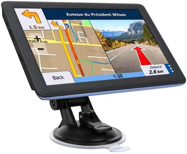 Main image of GPS Navigator for Car Truck RV, 7-Inch Portable GPS for Car with 2026 Maps Free Updates, Voice-Guided Turn Directions, Speed Camera Alerts, Custom Truck Routing