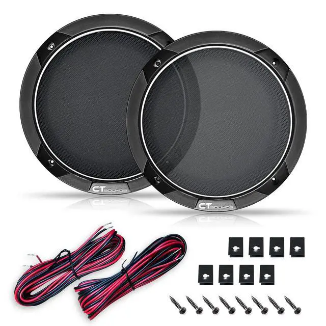 Alt view image 6 of 6 - Meso 6.5 300 Watt 2-Way Premium Coaxial Car Speakers, Pair
