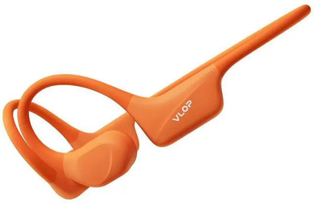 Main image of Bone Conduction Headphones - Swimming Headphones with MP3 Built-in 32GB Storage, IPX8 Waterproof for Underwater Use, Bluetooth 6.0 Sport Open Ear Bone & Air Conduction Earbuds (Sunset Orange) | Open-E