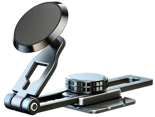 Main image of Suspension Magnetic Phone Bracket Slide Rail Adjustable Foldable Mobile Phone Mount Telescopic 360 Degree Rotary Magnet Phone Rack for Car Laptop Truck