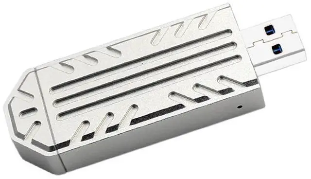 Main image of M.2 2230 SSD Enclosure 10Gbps M.2 NVME SSD High-Speed Adapter Mobile Solid Hard Disk Box JMS583 Master Control with USB & Type-C Dual-Head