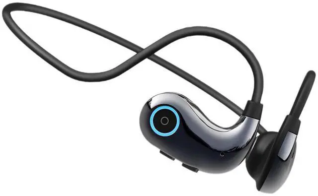 Main image of OWS Wireless Air Conduction Sports Earphone Call Noise Reduction Open Ear Headphone Headset Low Bass Earbud (Black)