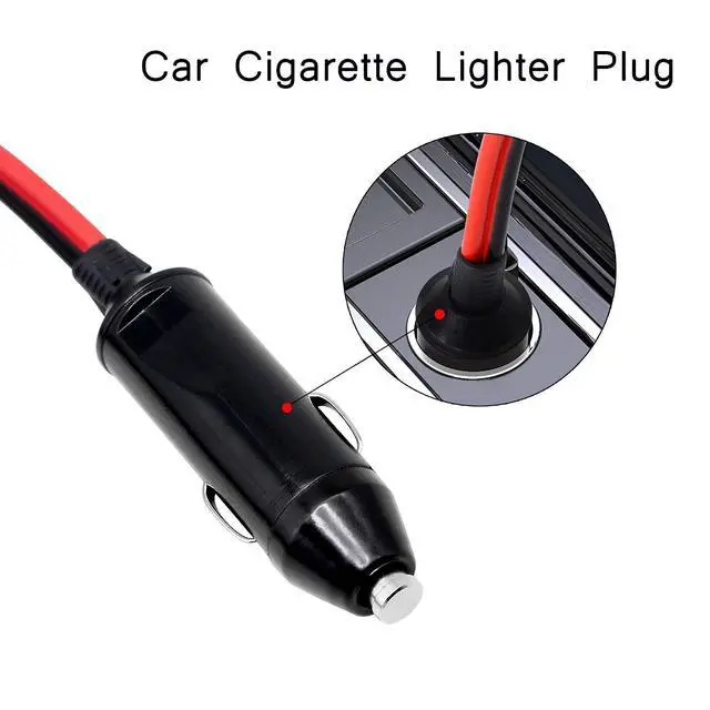 Alt view image 3 of 7 - 1 to 3 Car Cigarette Lighter 12v 24v Power Charger Adapter 3 Way Socket Splitter Female Socket Plug Extension Cord Cable