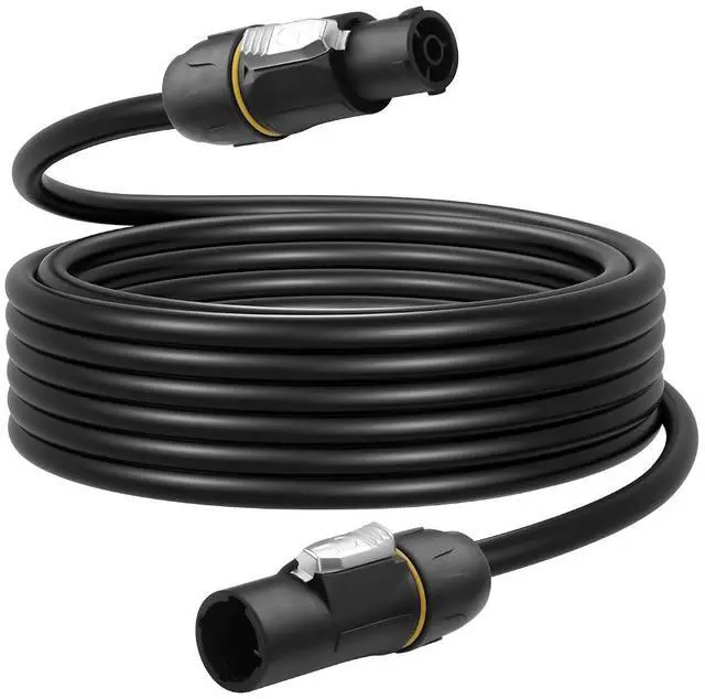 Main image of PowerCON True1 Male to Female Extension Cable, 14AWG Professional Waterproof Locking PowerCon Connector for Outdoor Stage Light Series LED Screen/Stage Light/Speaker - 2M / 6.6FT