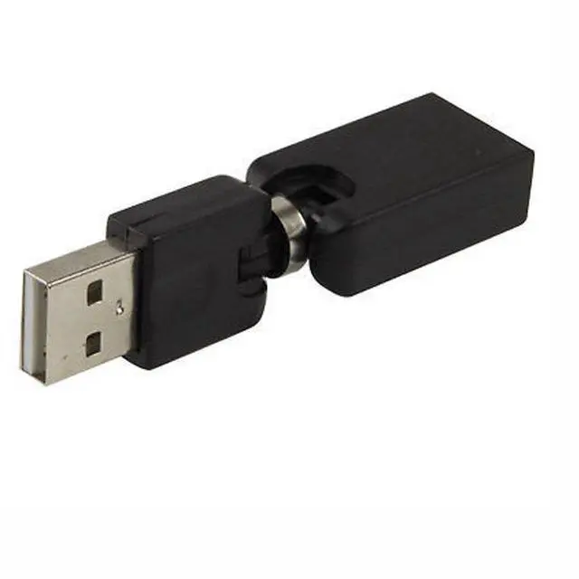 Alt view image 3 of 6 - Rotating and Swivel Twist USB 2.0 Type A Male to Type A Female 360 Degree Rotation Adjustable Right Angle Extension Adapter Convertor (2-Pack,AM-FM)