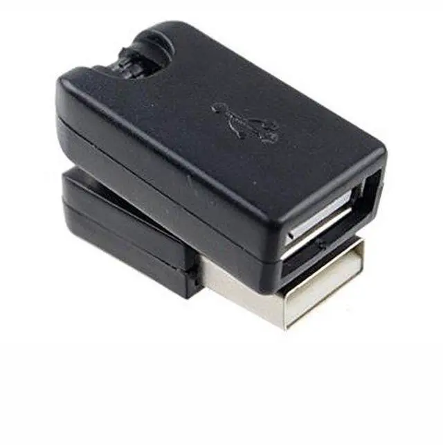 Alt view image 6 of 6 - Rotating and Swivel Twist USB 2.0 Type A Male to Type A Female 360 Degree Rotation Adjustable Right Angle Extension Adapter Convertor (2-Pack,AM-FM)