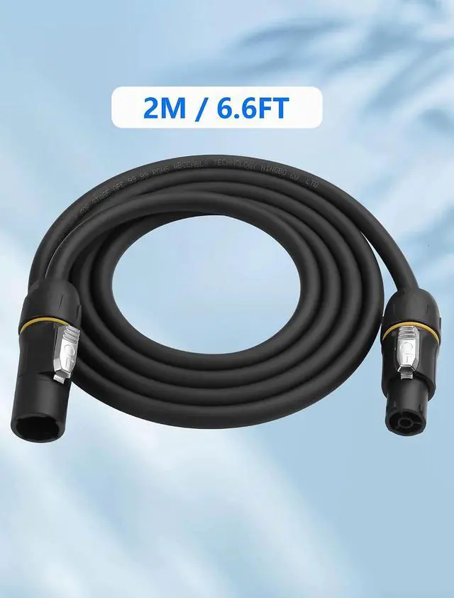 Alt view image 7 of 7 - PowerCON True1 Male to Female Extension Cable, 14AWG Professional Waterproof Locking PowerCon Connector for Outdoor Stage Light Series LED Screen/Stage Light/Speaker - 2M / 6.6FT