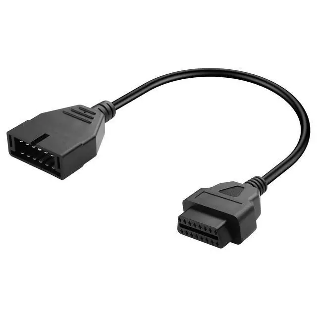 Main image of OBD1 to OBD2 GM Adapter, Diagnostic Code Reader Scanner Cable, 12 Pin to OBD2 OBD II 16 Pin Diagnostic Tool