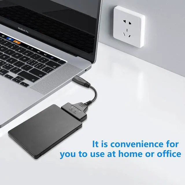 Alt view image 4 of 7 - M.2 NGFF SSD & MSATA SSD to 2.5"" SATA III Converter Adapter 2 in 1 B Key/B&M Key M.2 NGFF mSATA SSD Hard Drive to SATA3.0 Enclosure Adapter Not for M Key, black