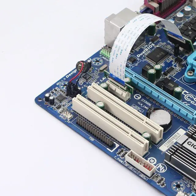 Alt view image 7 of 7 - 14cm 90 Degree PCI-Express 1X Riser FPV Cable, PCI-E 36PIN 1X Extension Cable