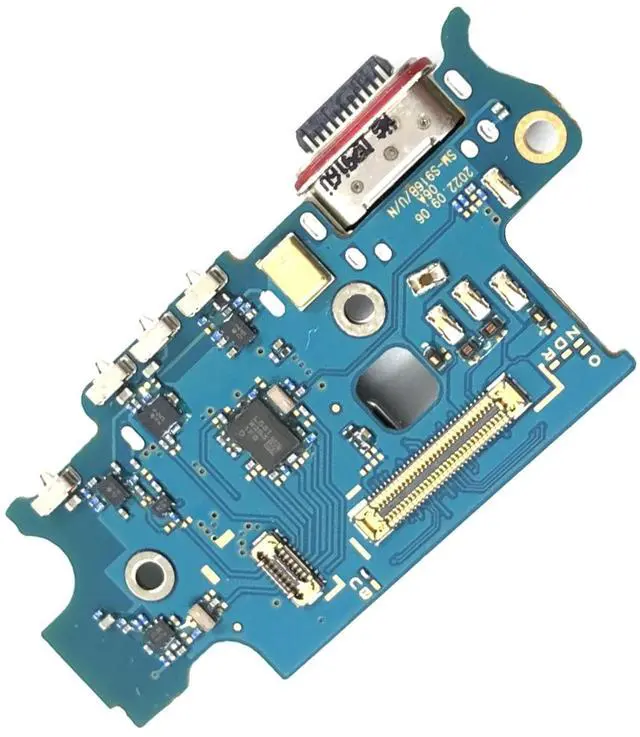 Alt view image 4 of 6 - USB Charger Charging Port Plug Mic Microphone PCD Board Flex Cable Connector Replacement Compatible with Samsung Galaxy S23 Plus S916U S916 S916U1