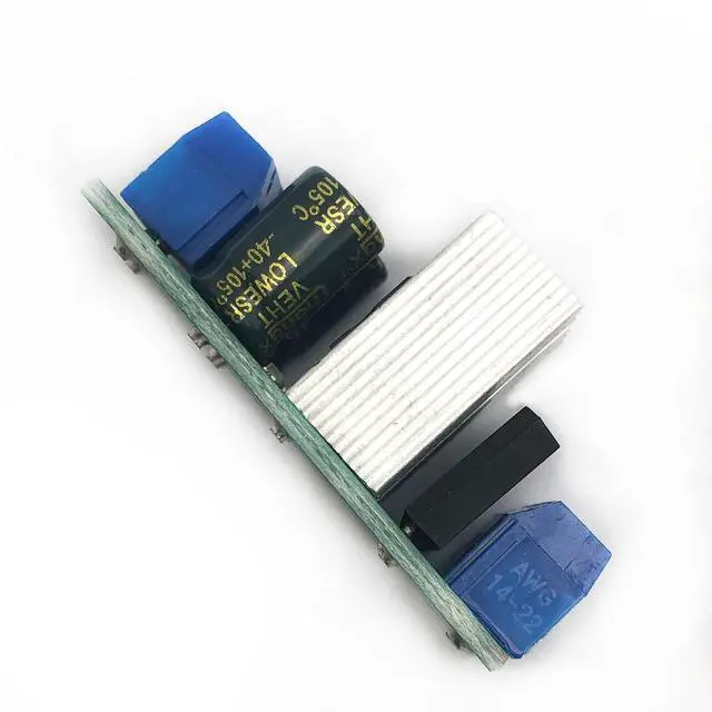 Alt view image 4 of 7 - 2PCS Three Terminal Voltage Regulator Module LM7812 DC or AC to DC 12V Output 1.2A Max Power Supply Module Terminal and 5x2 Pins Output