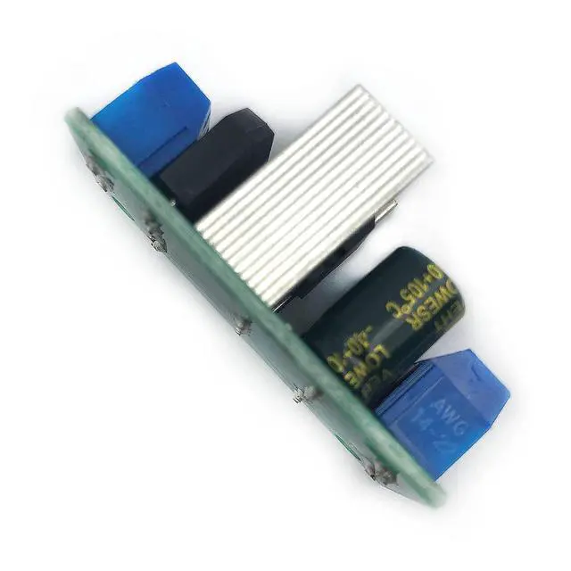 Alt view image 3 of 7 - 2PCS Three Terminal Voltage Regulator Module LM7812 DC or AC to DC 12V Output 1.2A Max Power Supply Module Terminal and 5x2 Pins Output