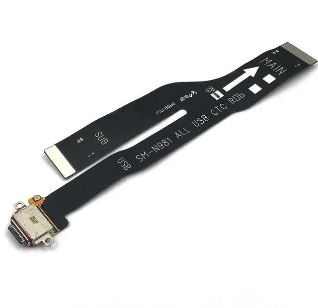 Alt view image 5 of 7 - USB Charger Charging Port Dock Connector Ribbon Flex Cable PCB Board Compatible with Samsung Galaxy Note20 5G N981 N981U 6.7inch
