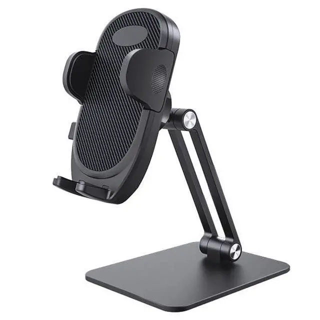 Alt view image 4 of 7 - Alloy Aluminum 360° Rotatable Phone Stand Base Mobile Phone Support Tablet Holder Brace Bracket Accessary for Cell Phone Holder Wireless Charger DIY Suit 17mm Ball Head (Base only)