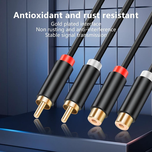 Alt view image 5 of 7 - RCA Noise Isolator,RCA Audio Hum Eliminator Ground Loop Noise Isolator,Uses Jack