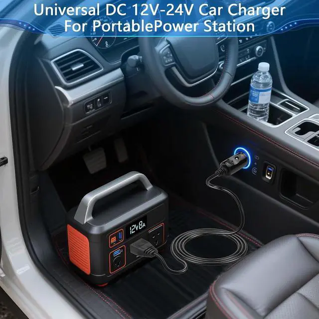 Alt view image 5 of 6 - 16AWG Car Cigarette Lighter to Male XT90 Cable,12V/24V 4.9FT XT90 Car Charger Connector with LED Indicator Lights,for Solar,Motorcycle-1.5M/4.9FT