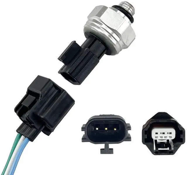 Main image of Air Conditioner AC Pressure Sensor Switch with Connector Wiring Harness Compatible with 350Z 370Z Altima Pathfinder Frontier Maxima Cube Rogue Sentra Versa Xterra FX35 G35 G37 M45