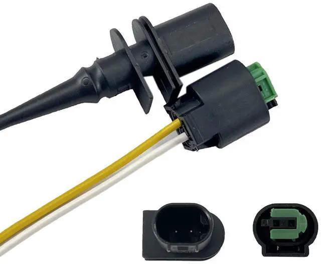 Main image of Ambient Outside Air Temperature Sensor with Connector Pigtail Plug 65816936953/65816905050 + 61132359999 Compatible with E46 E39 E38 X3 X5 Z4 1 3 4 5 6 7 Series