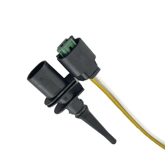 Alt view image 3 of 7 - Ambient Outside Air Temperature Sensor with Connector Pigtail Plug 65816936953/65816905050 + 61132359999 Compatible with E46 E39 E38 X3 X5 Z4 1 3 4 5 6 7 Series