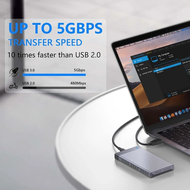 Alt view image 4 of 7 - 4FT USB 3.0 Extension Cable, Coiled USB A Male to Female Cord 5V / 2A 5G High Da