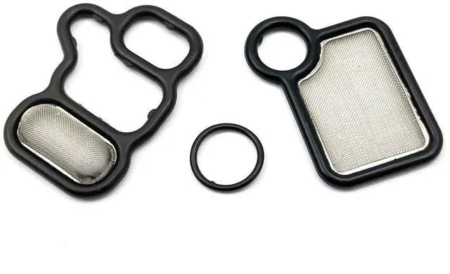 Main image of Spool Valve Filter Screen VTC VTEC Solenoid Gasket 15845-RAA-A01 Compatible with CRV Element Civic Si Accord Crosstour TSX RDX 917-176,15815-RAA-A02,91319-PAA-A01(1Set)