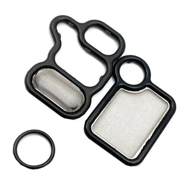 Alt view image 2 of 6 - Spool Valve Filter Screen VTC VTEC Solenoid Gasket 15845-RAA-A01 Compatible with CRV Element Civic Si Accord Crosstour TSX RDX 917-176,15815-RAA-A02,91319-PAA-A01(1Set)